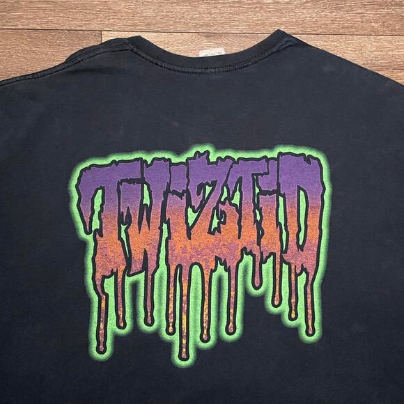 Twiztid x Lamour Supreme Jack-o'-lantern Graphic Horrorcore Rap Band T-shirt - Picture 4 of 4